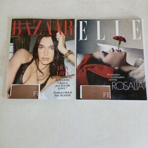 Bazaar and Elle September 2025 Fashion Magazine bundle